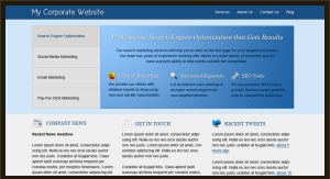 Business website
