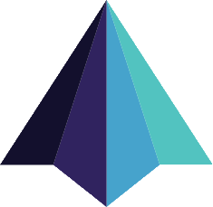 four triangles side by side vertically